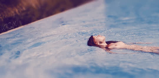 Naked Redhead Swimming Pool clip