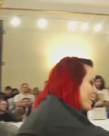 ass babe big ass booty redhead thick thighs wrestling clip