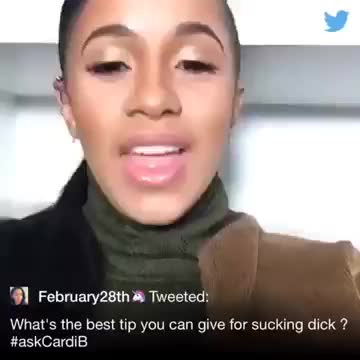 Cardi B gives advice to fans