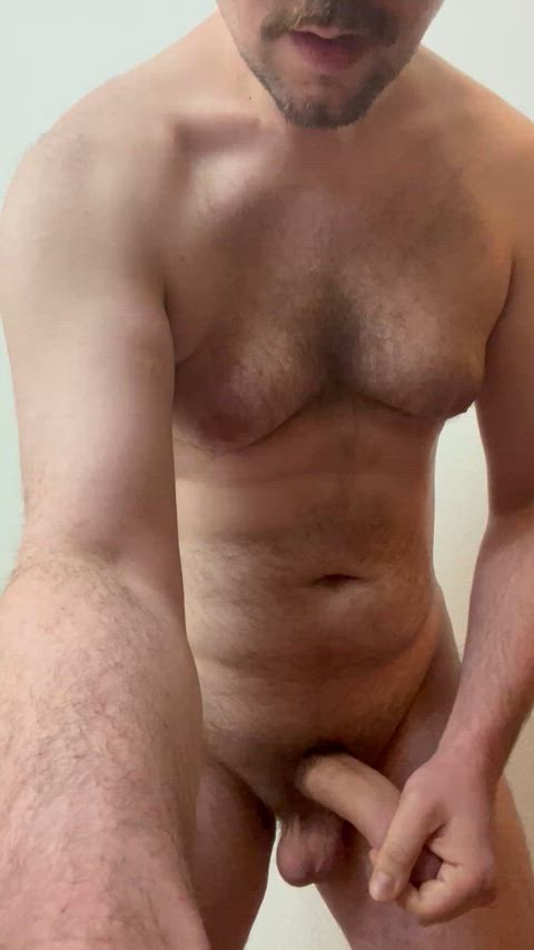 bear big dick daddy gay hairy hairy chest hairy cock uncut clip