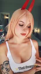 Blonde Bunny Cosplay clip