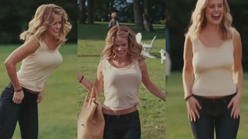Whoever is Banging Alice Eve Gets To See Her Bare Tits Bouncing in Bed