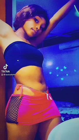 Ebony Petite Teen TikTok clip