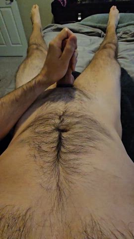 bear cock cum hairy masturbating clip