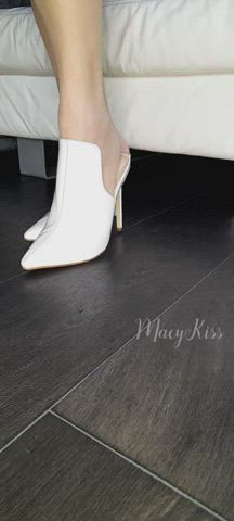 heels high heels nylons clip