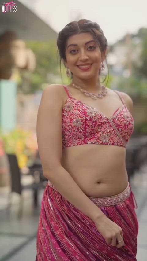 Treat Strictly for Navel Lovers by Pranitha Subhash. Showing Thick Meaty Belly with