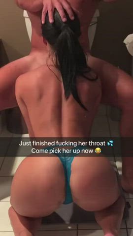 blowjob caption cheating cuckold deepthroat face fuck girlfriend humiliation throat