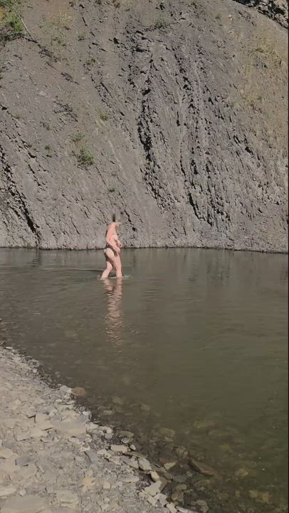Was asked to post my skinny dipping in a glacier fed river here, hope you enjoy!