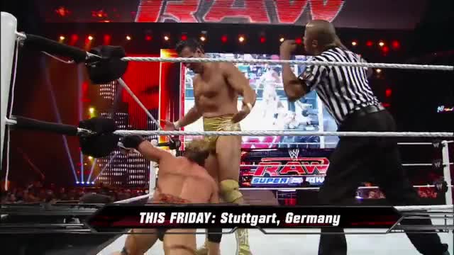 Zack Ryder vs. Alberto Del Rio: Raw, April 9, 2012