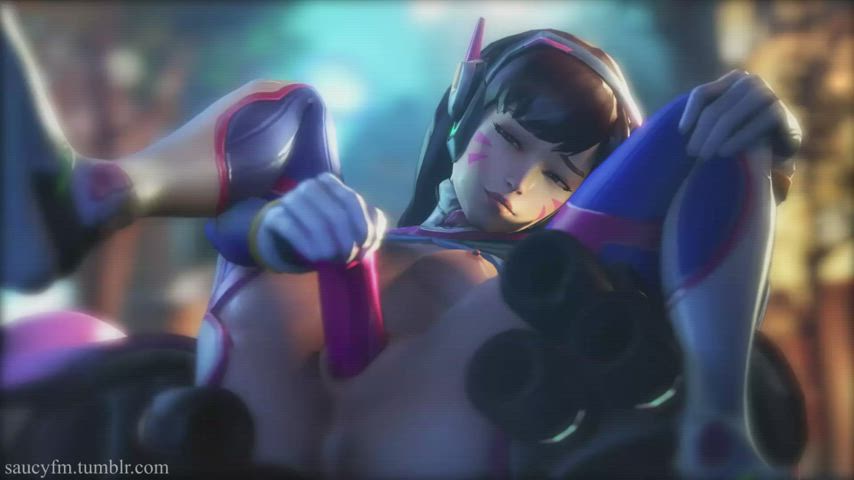Animation Dildo Gamer Girl Korean Masturbating Overwatch Sex Toy clip