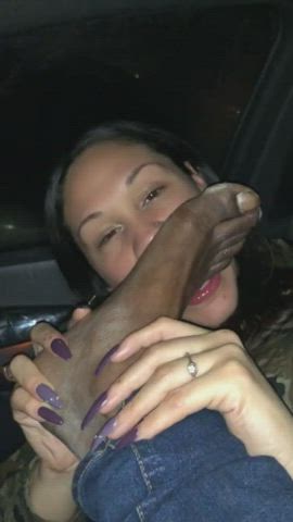 bbc feet licking feet sucking foot fetish interracial latina toe sucking clip