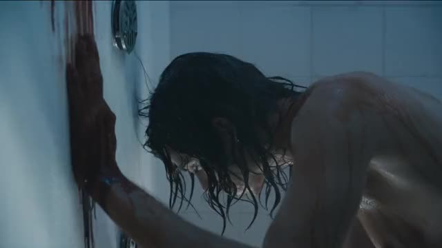 Natalia Tena - Origin S1E10 (2018)  - mini-loop of left breast in shower
