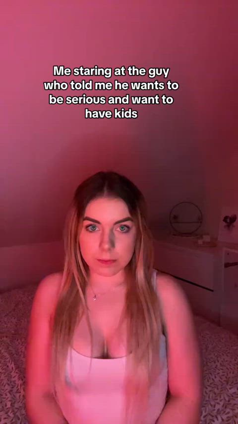 amateur babe brown eyes brunette eye contact onlyfans tease tiktok tik-tok clip