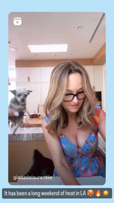 celebrity cleavage giada de laurentiis celebs clip