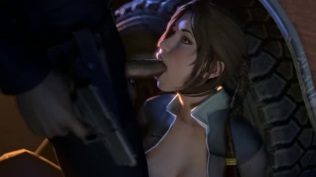 Lara Gobbling Some Dick. [Tomb Raider.]