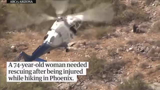 Helicopter rescue of injured hiker in Arizona spins out of control