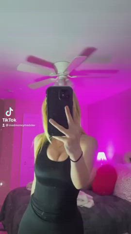 big tits blonde tiktok clip