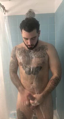Cock Shower Tattoo clip