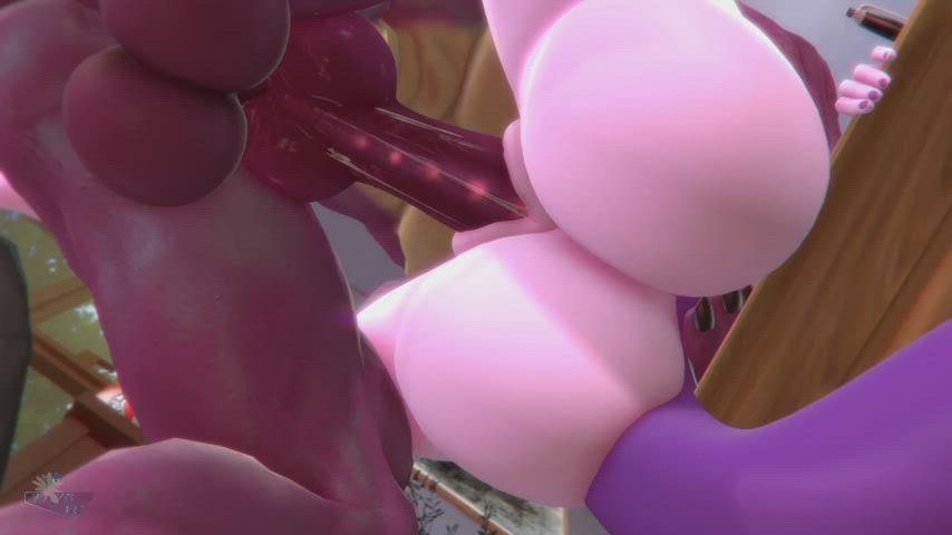 3d animation big ass big dick furry monster cock rough rule34 tight pussy mlp clip