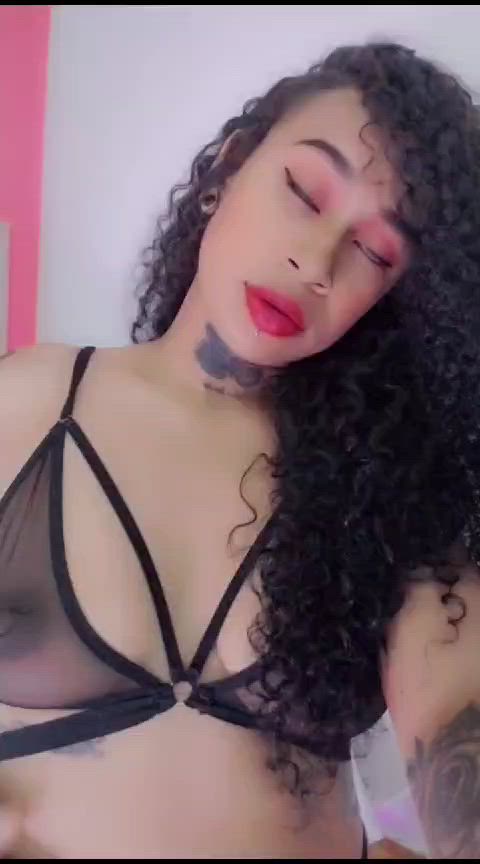 ebony latina lingerie sensual clip