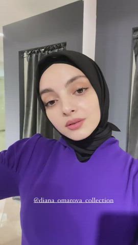 clothed hijab solo clip