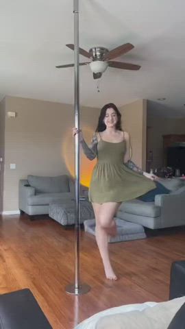 MILF Pole Dance TikTok clip