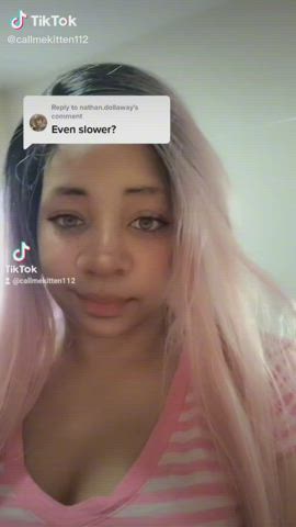 Ebony Face Sitting Shorts Tease TikTok clip