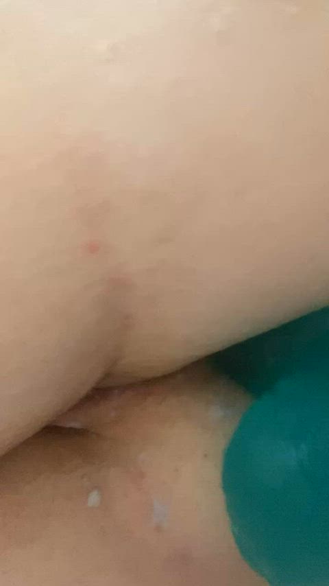 ass amateur masturbating dildo homemade anal clip