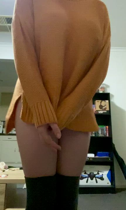 Do you like what I’m hiding under my sweater? (OC)