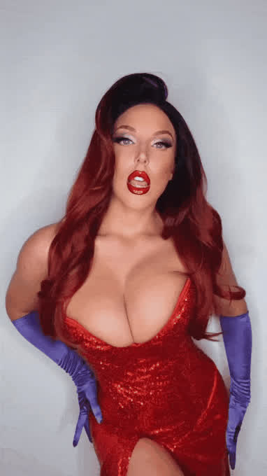 angela white boobs busty cosplay clip