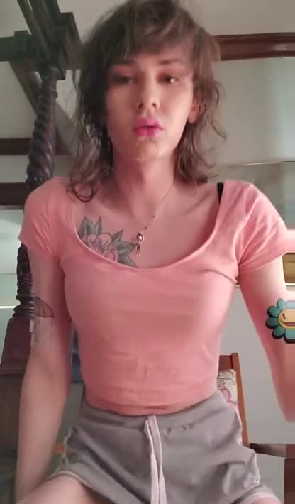 tgirl surprise stroking perfect cock