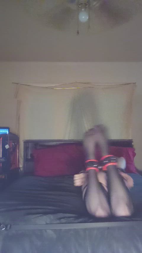 bondage chastity plugged clip