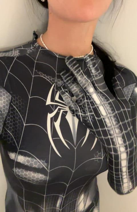 Did you ever see a busty spider girl like me?
