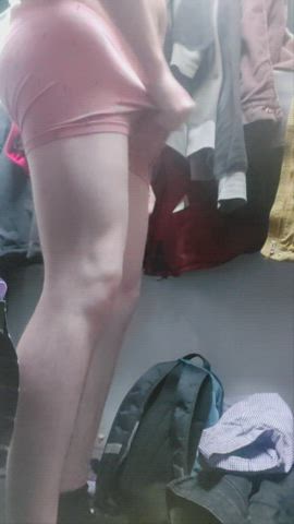 Stripping naked in my open work changing room always makes me feel like cumming :P