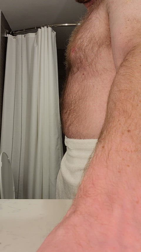 (40) My towel slipped off by accident