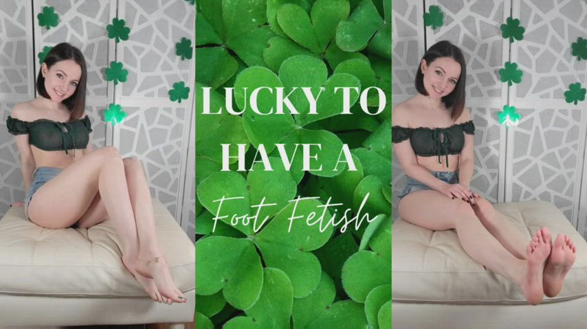 "Lucky to Have A Foot Fetish" is my newest purely foot focused video, and
