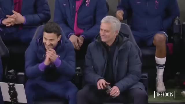 Mourinho's reaction to Lloris saving penalty and then that Sterling could be given