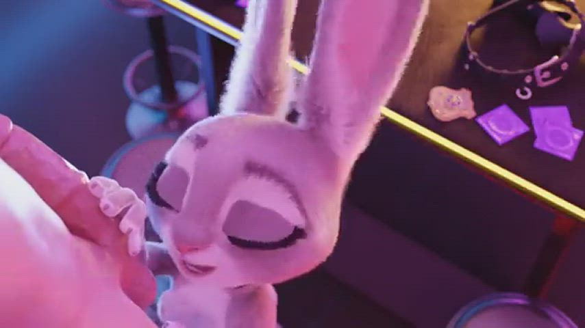 3d animation blowjob bunny clip