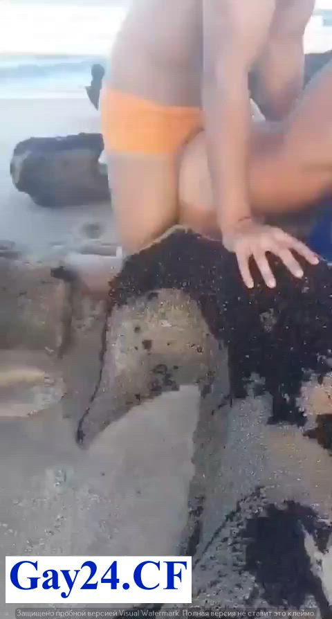 beach gay public clip