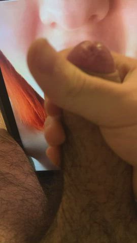 Cockslap Masturbating Tongue Fetish clip