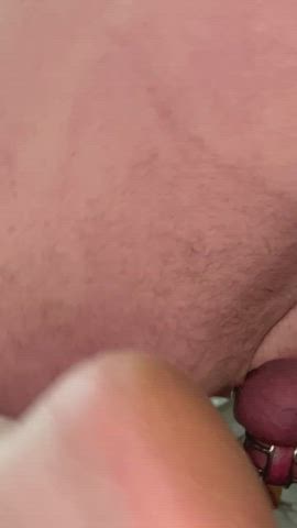 Best feeling ever! Would u fuck me in chastity? [M23]