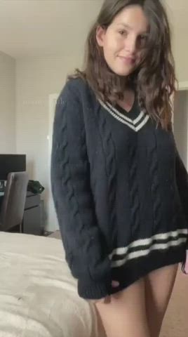 Big Tits Brunette Natural Tits OnlyFans TikTok White Girl clip