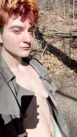 amateur exhibitionism exhibitionist ftm outdoor public trans trans boy trans man