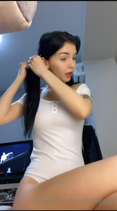 Ass Big Tits Boobs Panties Pigtails Teen Undressing Webcam clip