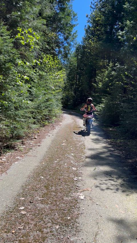 Went to my favorite place and spent hours exploring old fire roads. My husky is perfect