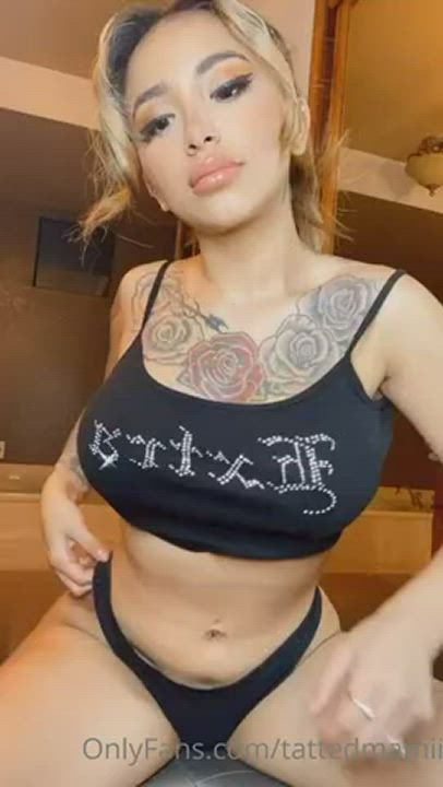 Big Tits Strip Tattoo clip