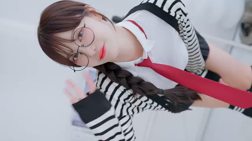 cute, nerdy, stripes, smiley, kyul.