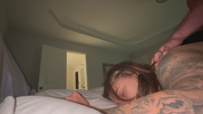 creampie doggystyle moaning orgasm pawg wife clip