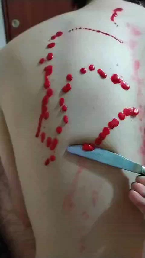 candle wax fetish pain waxed clip