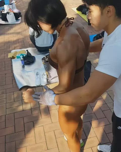 asian bikini fit fitfemdom fitness modernsexyfitness muscles muscular girl workout